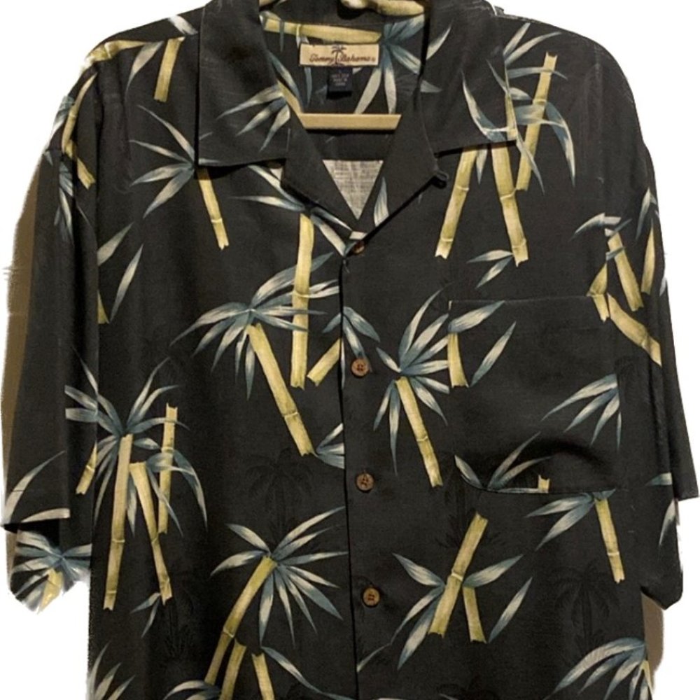 TOMMY BAHAMA SILK MENS SHIRT